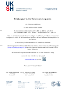 Einladung 12. Allergiezirkel