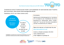 Flyer der Tonsillotomie-Studie