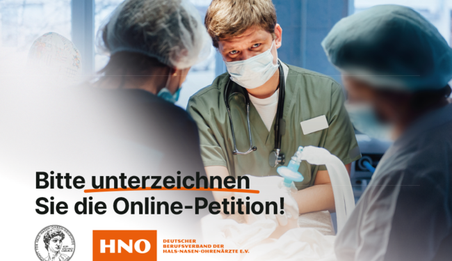 OP-Situation mit Hinweis auf Online-Petition
